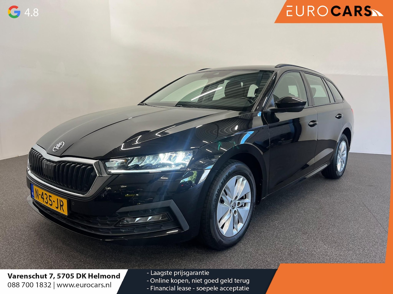 Skoda Octavia Combi - 1.0 e-TSI Business Edition Trekhaak Airco ECC Navi Wireless Carplay PDC VA Full LED Virtua - AutoWereld.nl
