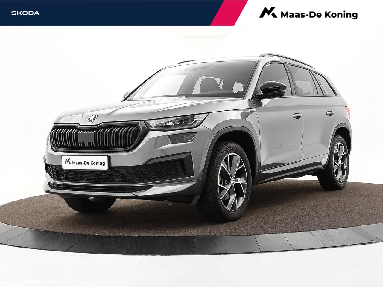Skoda Kodiaq - 1.5 TSI 150pk DSG Sportline Business 7p. · Camera · Wegklapbare Trekhaak · 7 Persoons · Ap - AutoWereld.nl