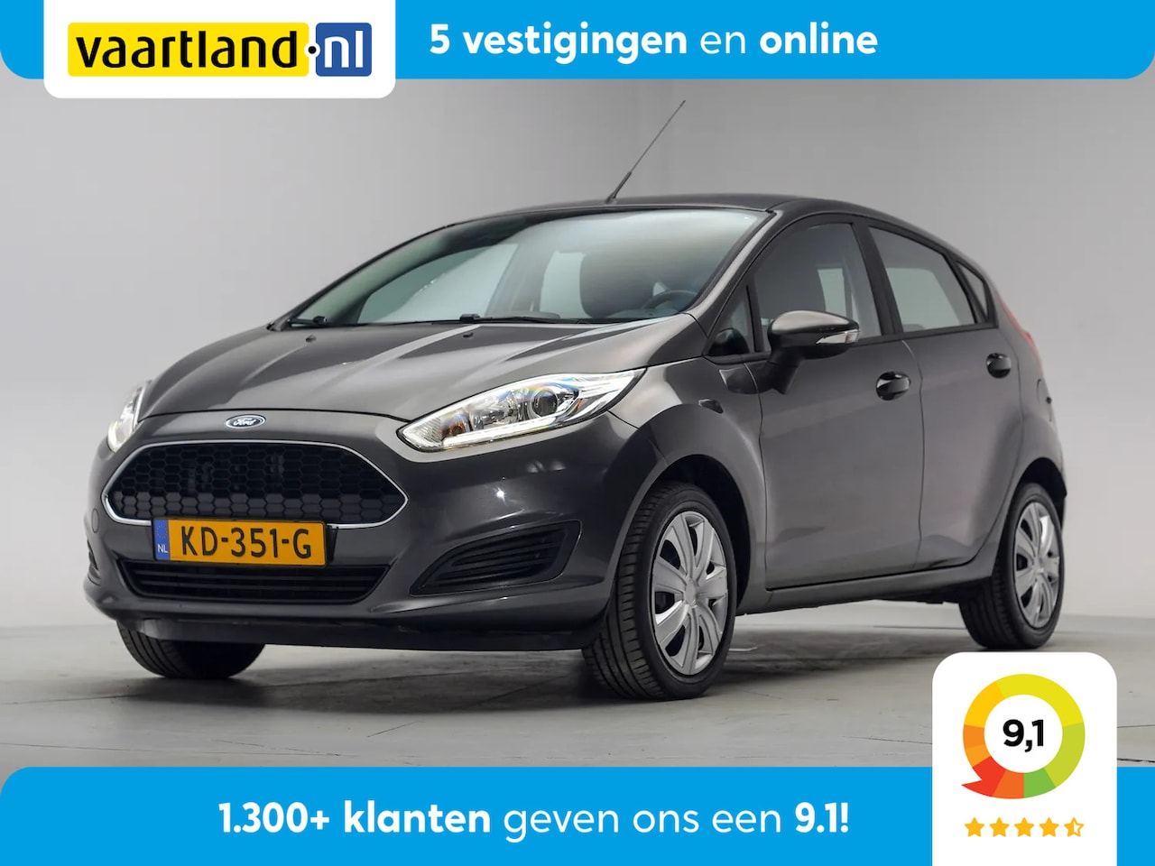 Ford Fiesta - 1.0 Style Essential [ Navigatie Airco ] - AutoWereld.nl