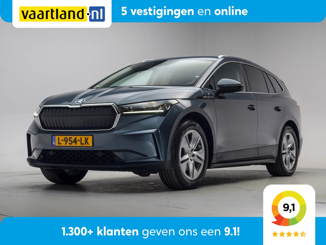 Skoda Enyaq iV - 80 [ Head-up Warmtepomp Adapt.cruise Trekhaak ] - AutoWereld.nl