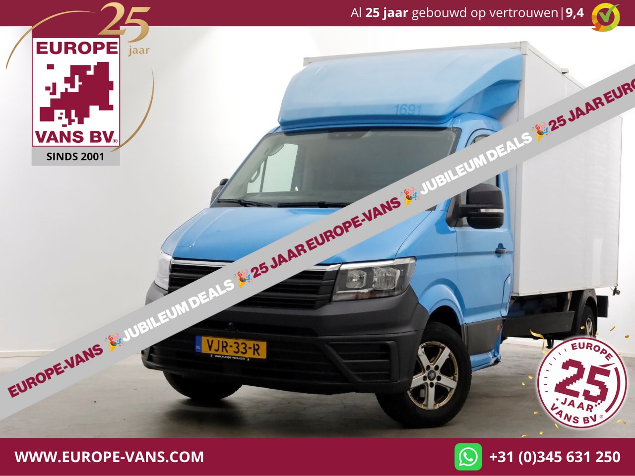 Volkswagen Crafter - 35 2.0 TDI E6 Bakwagen met achterdeuren 2-Persoons 03-2021 - AutoWereld.nl