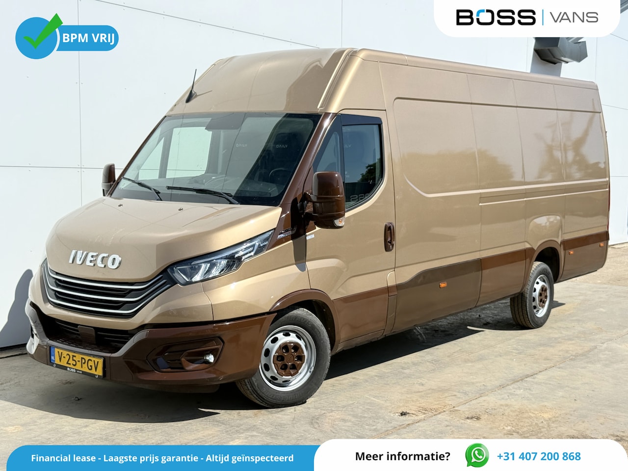 Iveco Daily - 35S18 3.0 Automaat L4H3 180PK Cruise control LED Climate control Camera Trekhaak 3.5t Luch - AutoWereld.nl