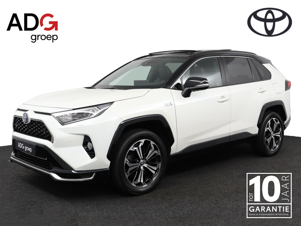 Toyota RAV4 - 2.5 Plug-in Hybrid AWD Bi-Tone Plus | elektrisch glazen panorama-dak | - AutoWereld.nl