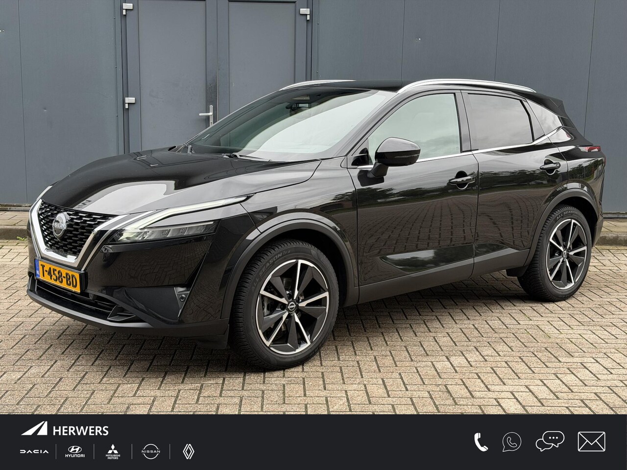 Nissan Qashqai - 1.3 MHEV Tekna / Trekhaak ( 1400 KG Trekgewicht ) / Panoramadak / Adaptieve Cruise Control - AutoWereld.nl