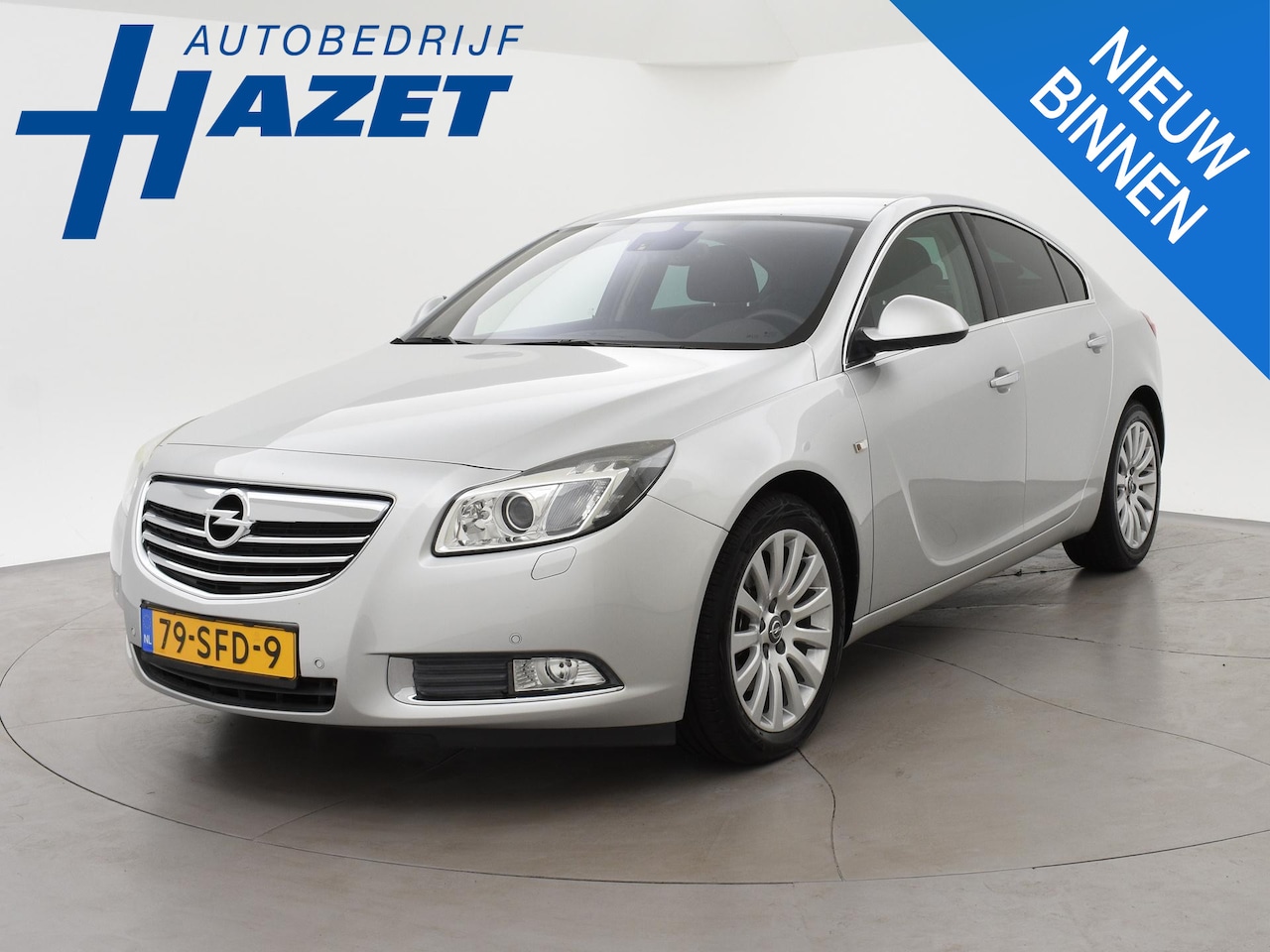 Opel Insignia - 1.6T 180 PK *26.793 KM* ORIG. NL 1e EIGENAAR COSMO + LEDER | XENON | NAVIGATIE | STOELVERW - AutoWereld.nl