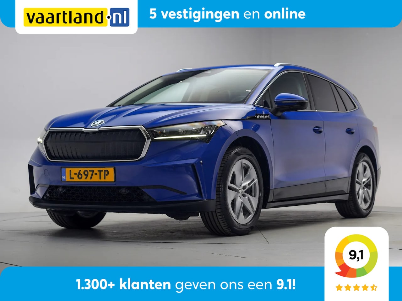 Skoda Enyaq iV - 80 3-Fase [ LED Virtual Leder Navi Camera ] - AutoWereld.nl