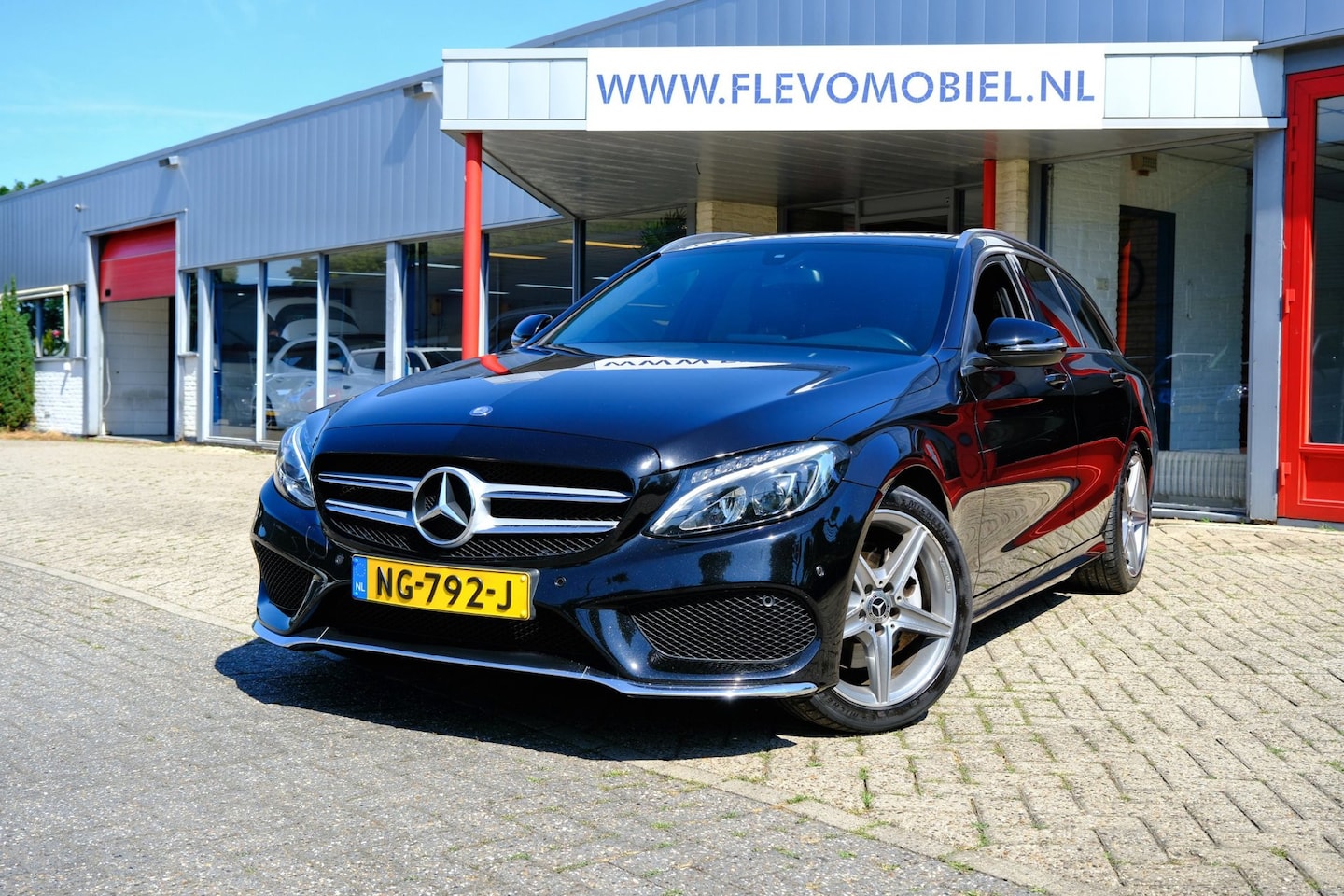 Mercedes-Benz C-klasse Estate - 300 CDI HYBRID Lease Edition Aut. Pano|Leder|Navi|LMV - AutoWereld.nl