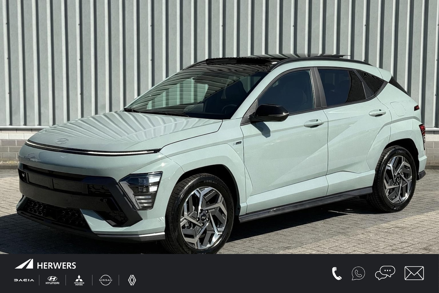 Hyundai Kona - 1.6 GDI HEV N Line Sky / Stoel verwarming/verkoeling / Schuif/Kantel dak / Parkeerassisten - AutoWereld.nl