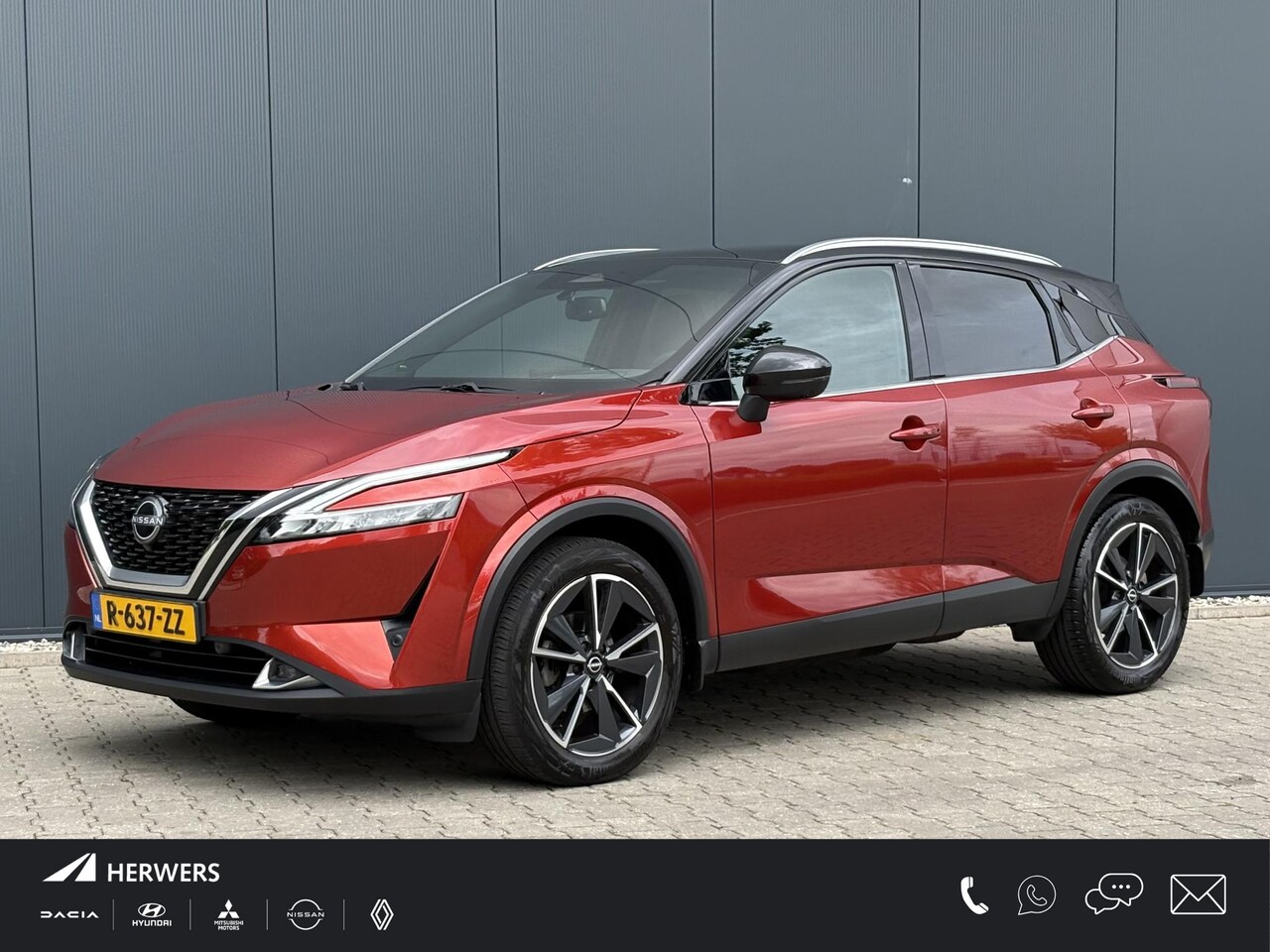 Nissan Qashqai - 1.3 MHEV Tekna Plus / Apple Carplay/Android Auto / Airco / Cruise Control / Panoramadak / - AutoWereld.nl