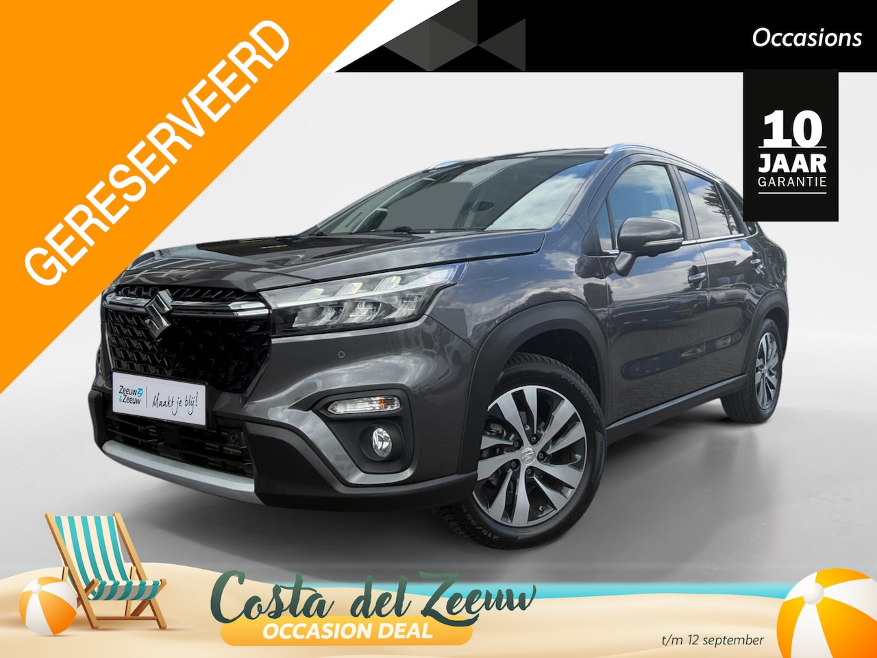 Suzuki S-Cross - 1.4 Boosterjet Style Smart Hybrid AUTOMAAT | TREKHAAK | HOGE ZIT | CRUISE/CLIMATE CONTROL - AutoWereld.nl