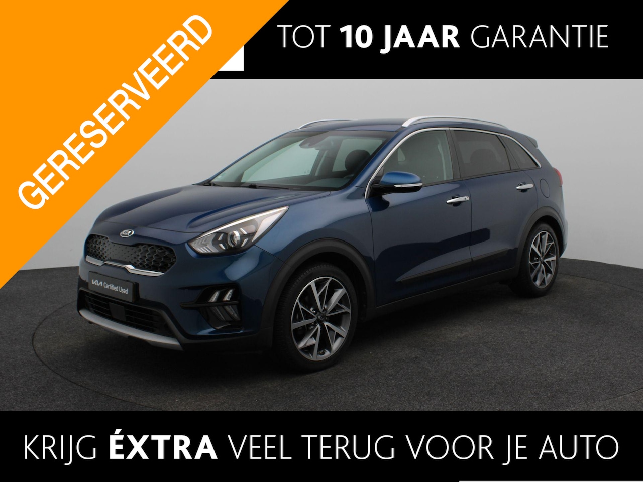 Kia Niro - 1.6 GDi Hybrid DynamicPlusLine Trekhaak | Stoelverwarming | LM Velgen 18" | Keyless | Came - AutoWereld.nl