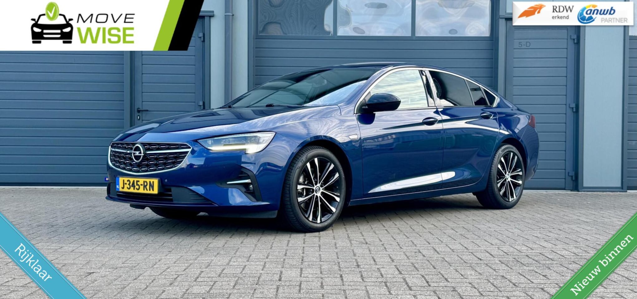 Opel Insignia Grand Sport - 2.0- 200pk Turbo | LAGE KM NAP | AUTOMAAT | Uniek | Trekhaak Wegklapb. | Zeer Compleet | - AutoWereld.nl