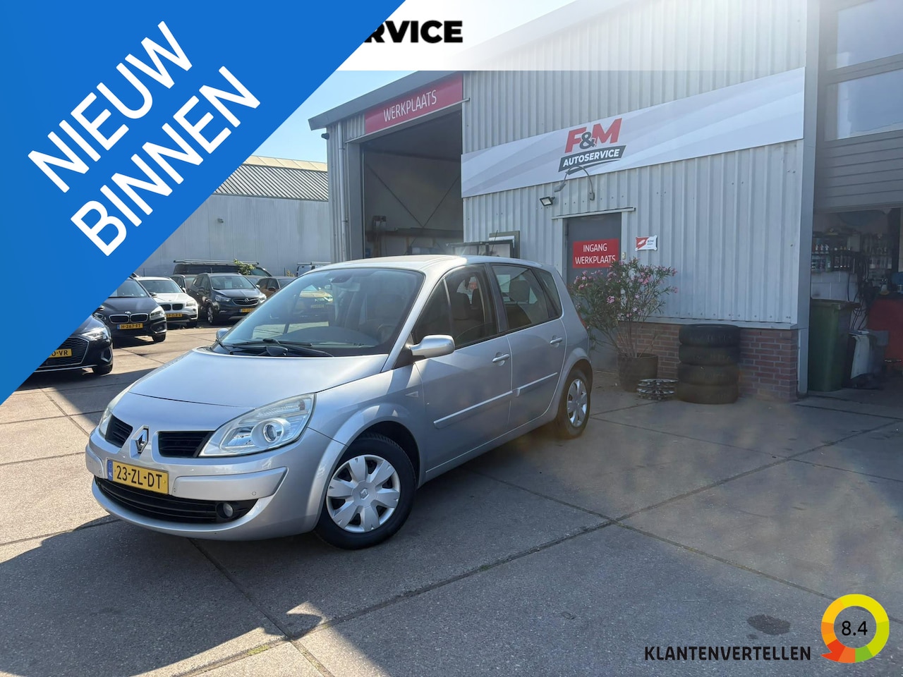 Renault Scénic - 1.6-16V Business Line Clima, cruise, navi, pdc, trekhaak - AutoWereld.nl