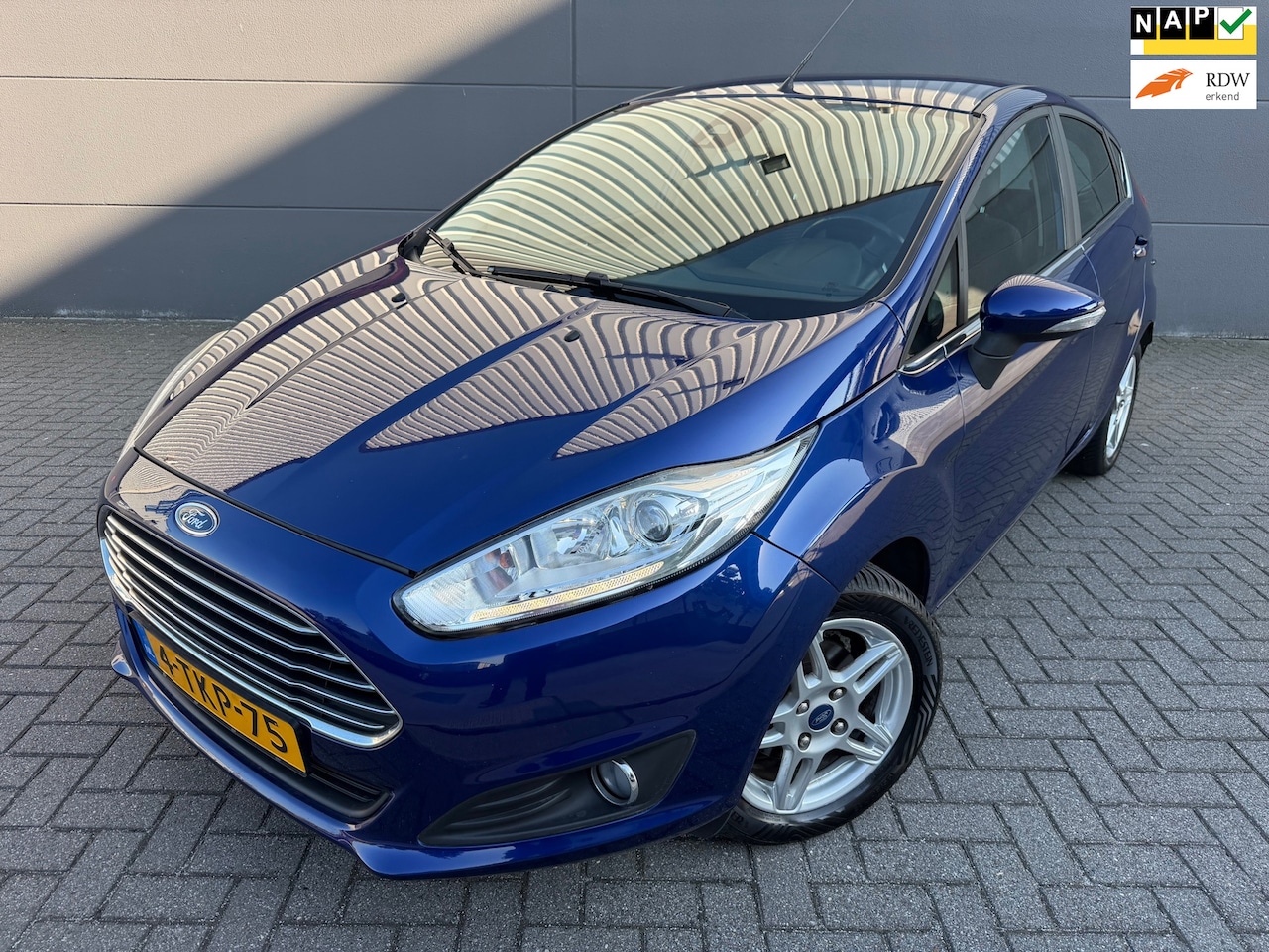 Ford Fiesta - 1.0 EcoBoost Titanium*Automaat*NAVI*Cruise*Trekhaak*Climat-Airco*Velgen*NEW-APK*NAP - AutoWereld.nl