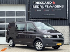 Volkswagen Transporter - 2.0 TDI 102pk Dubbele Cabine 6-pers Airco/Cruise/Radio-CD/16"