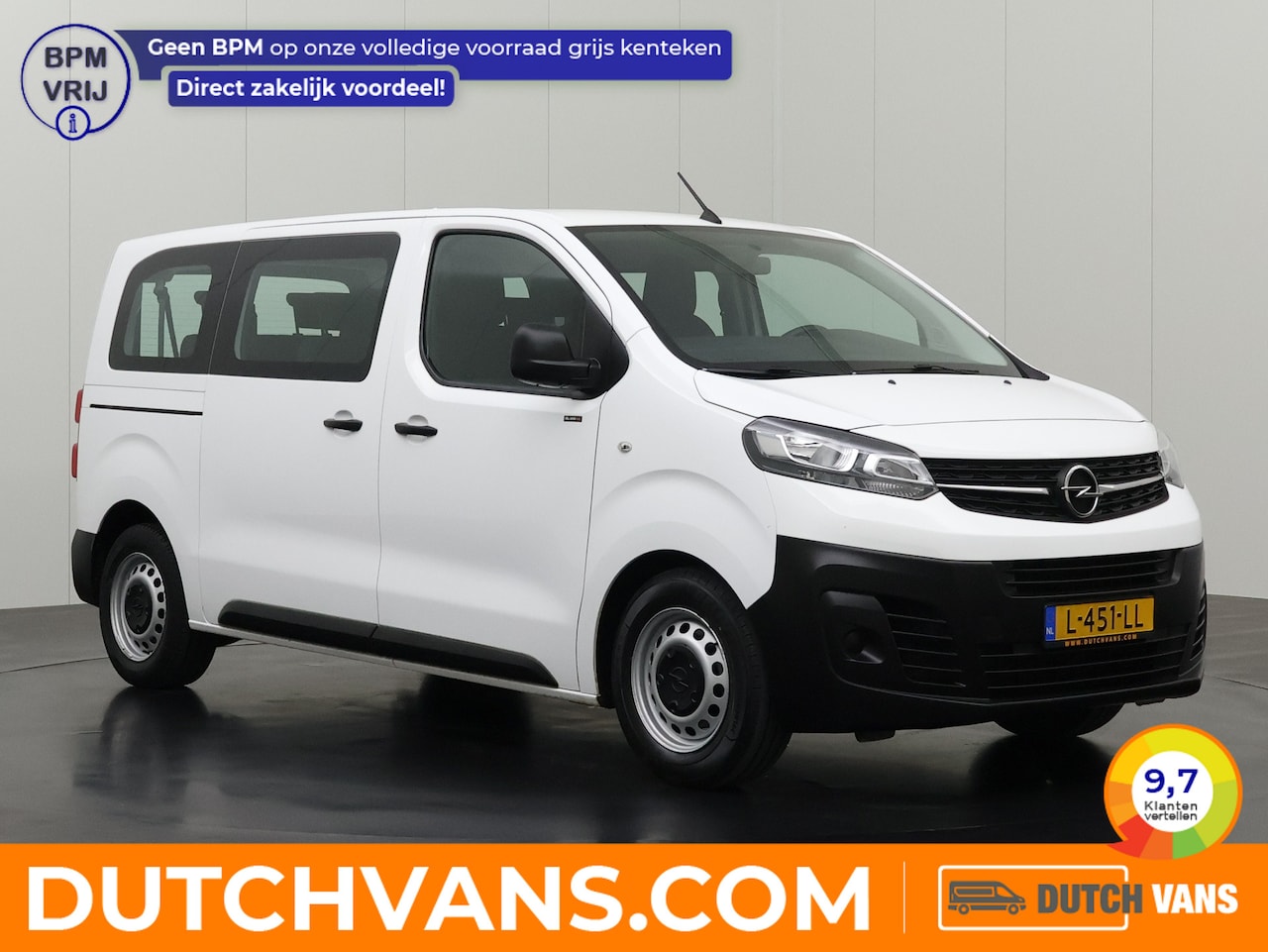 Opel Vivaro Combi - 1.5CDTI Lang Kombi | 9-Persoons | € 27900,-- Incl BTW/BPM | Navigatie | Airco | Cruise - AutoWereld.nl