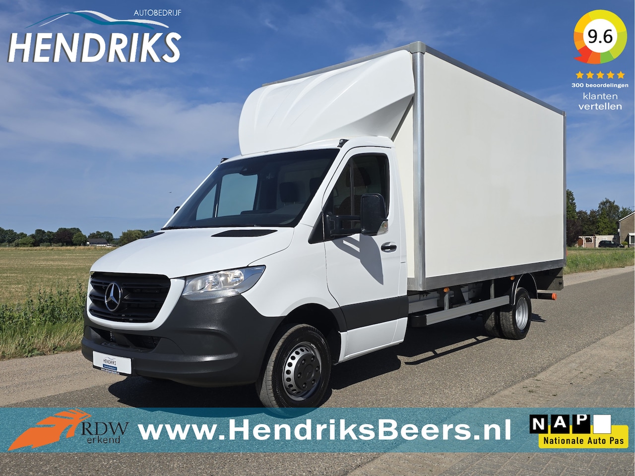 Mercedes-Benz Sprinter - 515 CDI Bakwagen + Laadklep - AUTOMAAT - Euro 6 - 150 Pk - Airco - Cruise Control - AutoWereld.nl