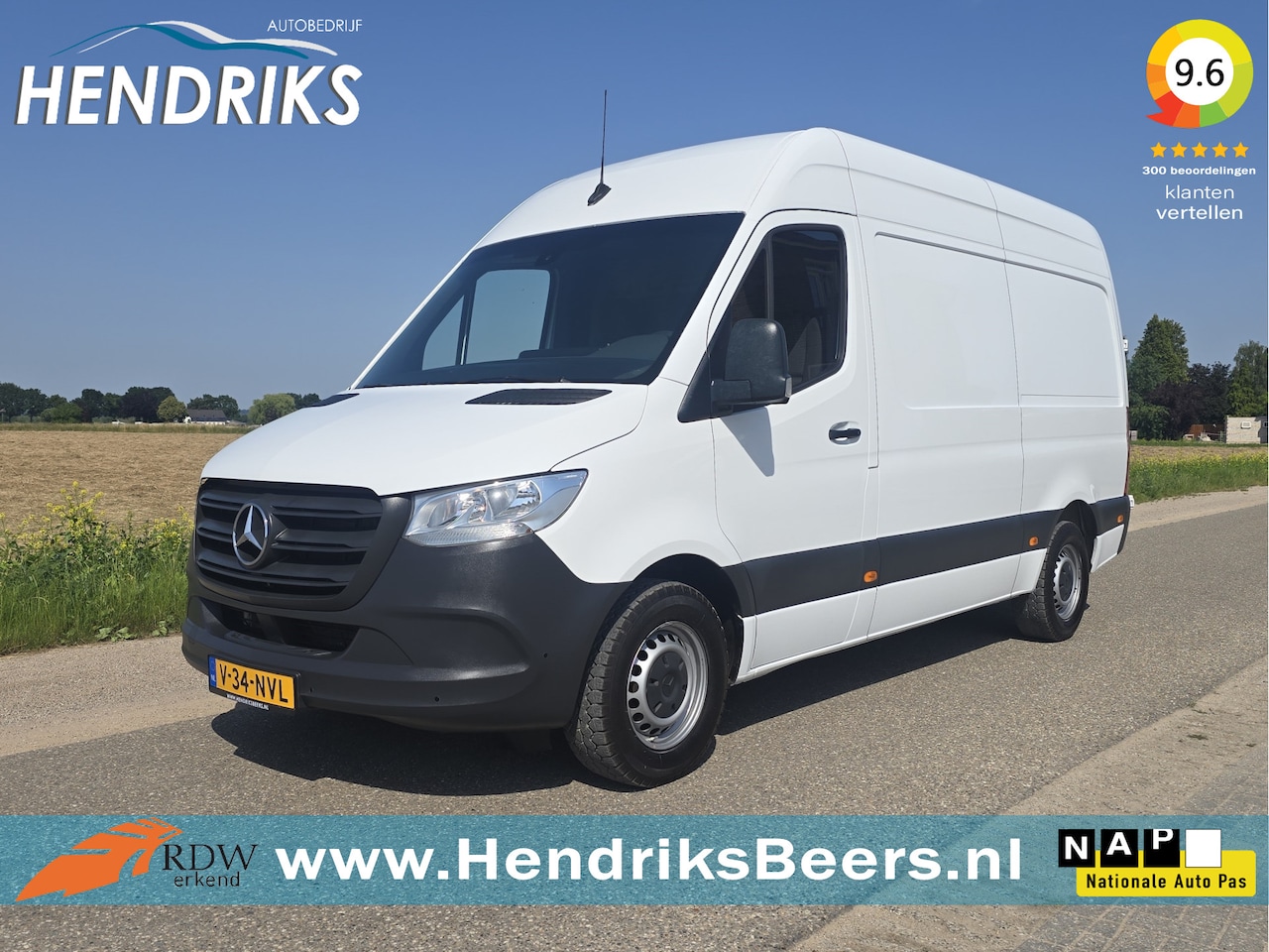 Mercedes-Benz Sprinter - 315 1.9 CDI L2H2 RWD - Euro 6 - 150 Pk - MBUX - ParkeerCamera - Airco - Cruise Control - AutoWereld.nl