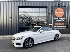 Mercedes-Benz C-klasse Cabrio - 180 AUT. AMG-PAKKET|NEKVERWARMING|NAVIGATIE|STOELVERWARMING|LED KOPLAMPEN