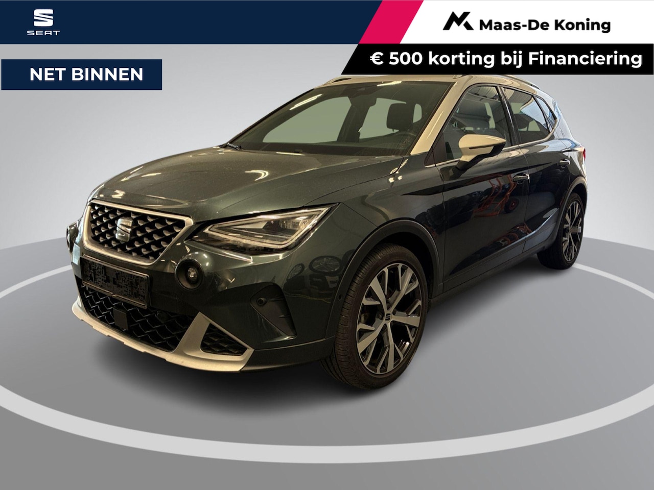 SEAT Arona - 1.0 TSI 110pk DSG Xperience · Camera · Trekhaak · Stoelverwarming · Keyless · Apple/Androi - AutoWereld.nl