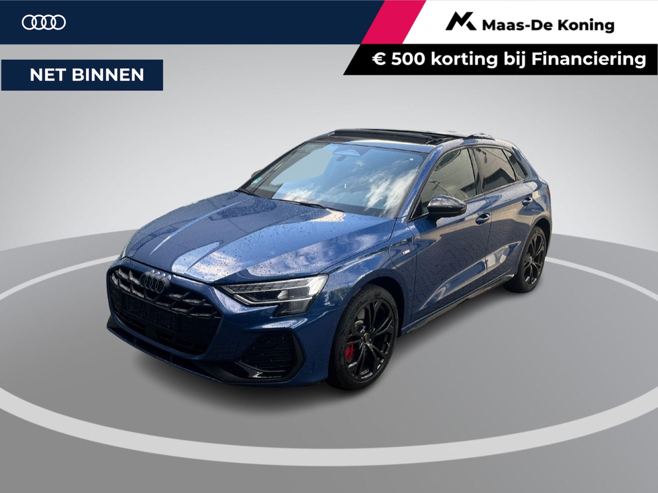 Audi A3 Sportback - 1.5 e-hybrid 272pk S-Tronic S edition Competition · Panoramadak · Camera · Leder Nappa · E - AutoWereld.nl