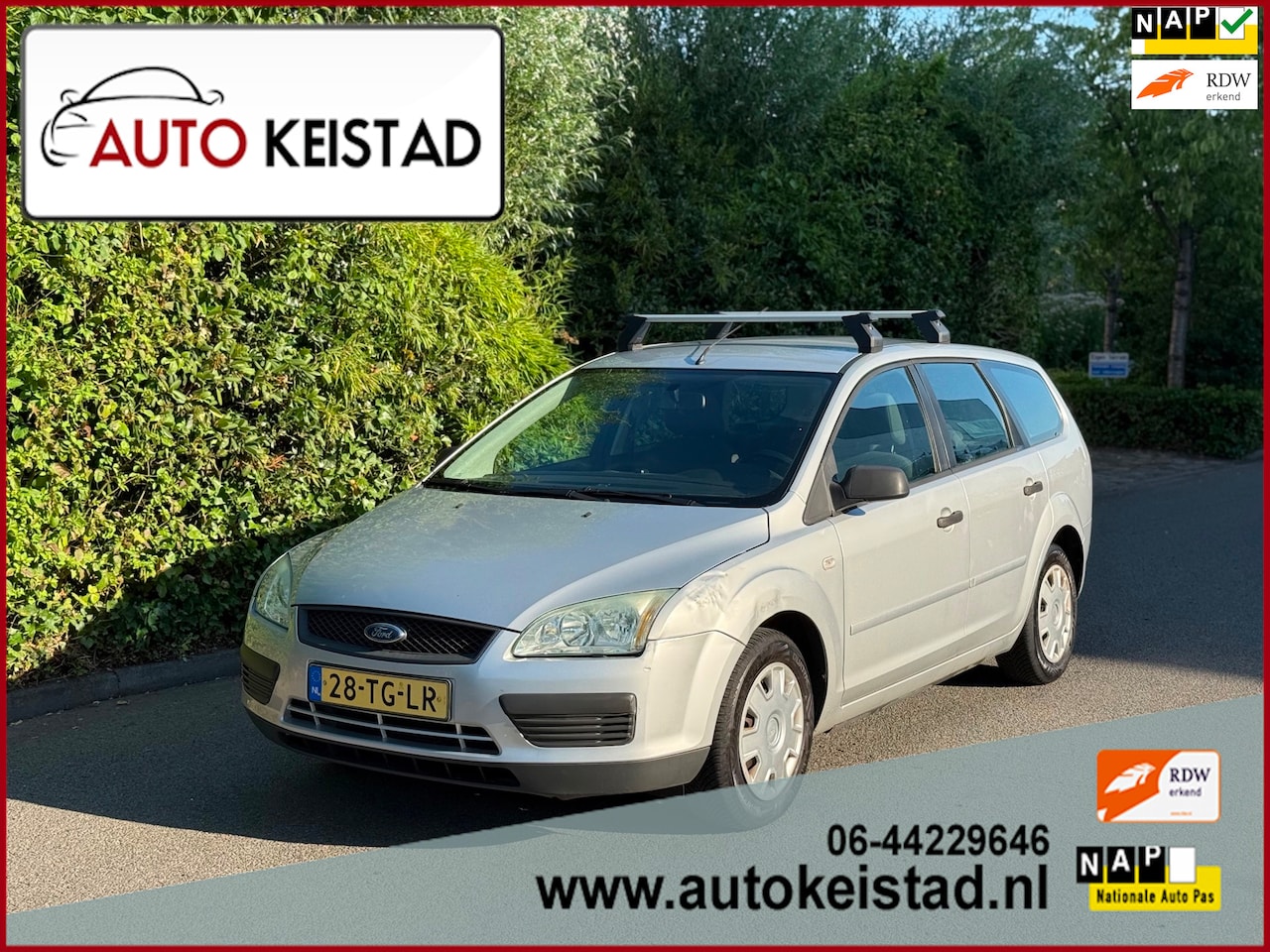 Ford Focus Wagon - 1.6-16V AIRCO/CARPLAY/CRUISE! APK 07-2027! - AutoWereld.nl