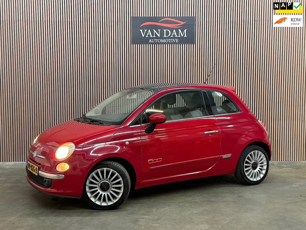 Fiat 500 - 1.2 Lounge 2009 NAP AIRCO ELEK-RAMEN AUDIO - AutoWereld.nl