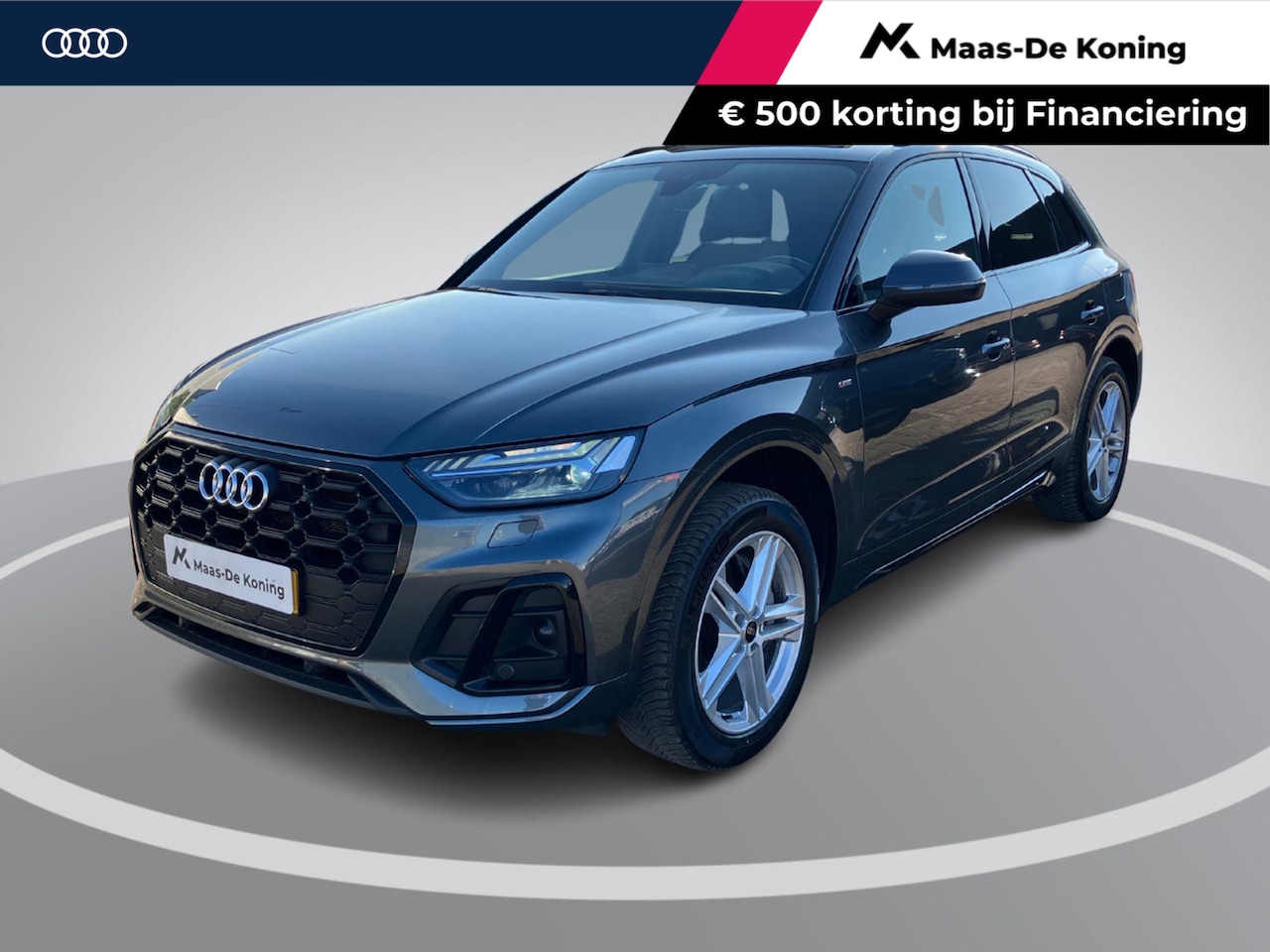 Audi Q5 - 50TFSIe 220KW/299PK S-edition · Panoramadak · Camera + parkeersensoren · Trekhaak · - AutoWereld.nl