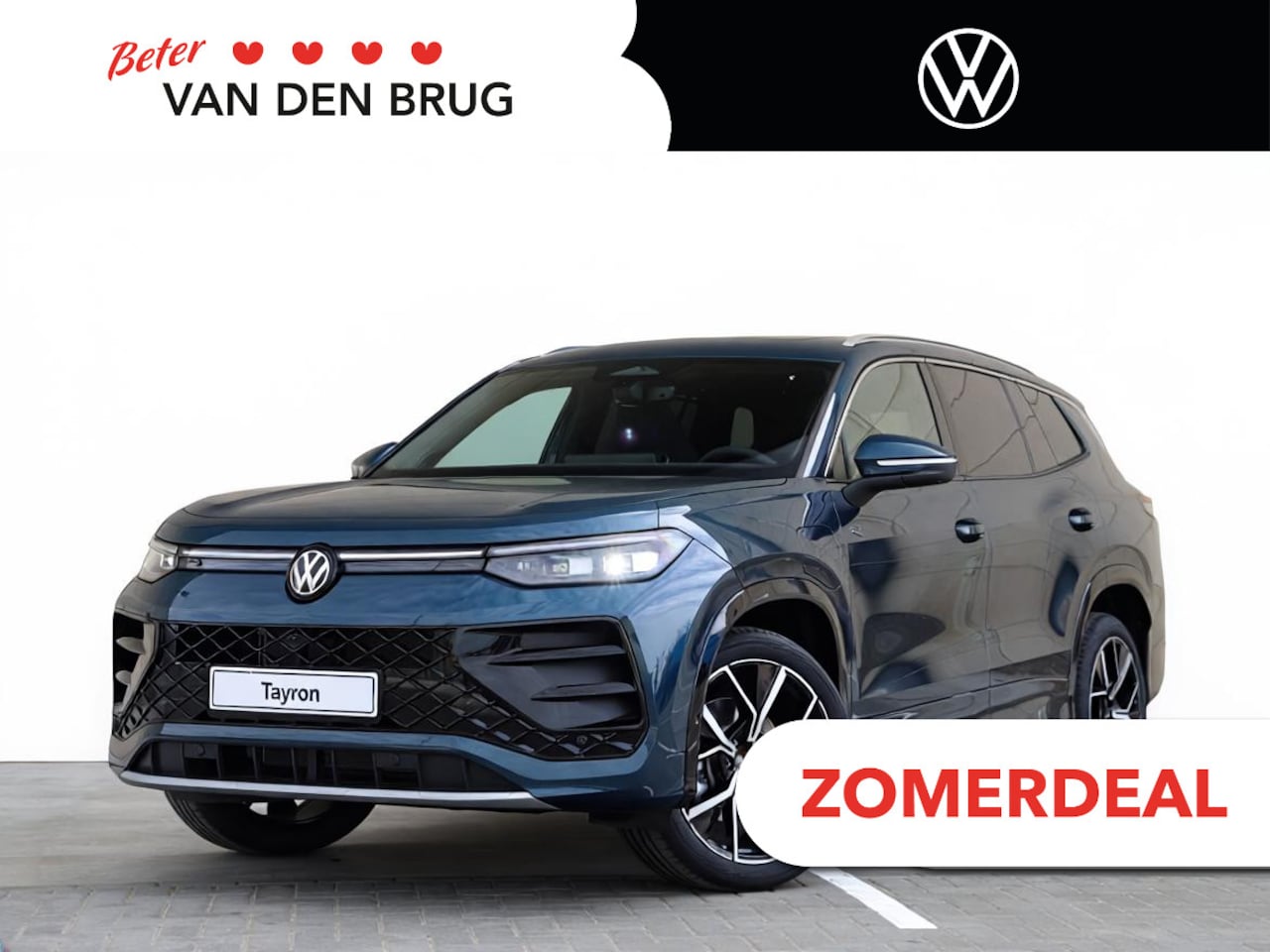Volkswagen Tayron - R-Line Edition 1.5 eHybrid 272 PK | Black style | 230v aansluiting | Trekhaak | Panoramada - AutoWereld.nl