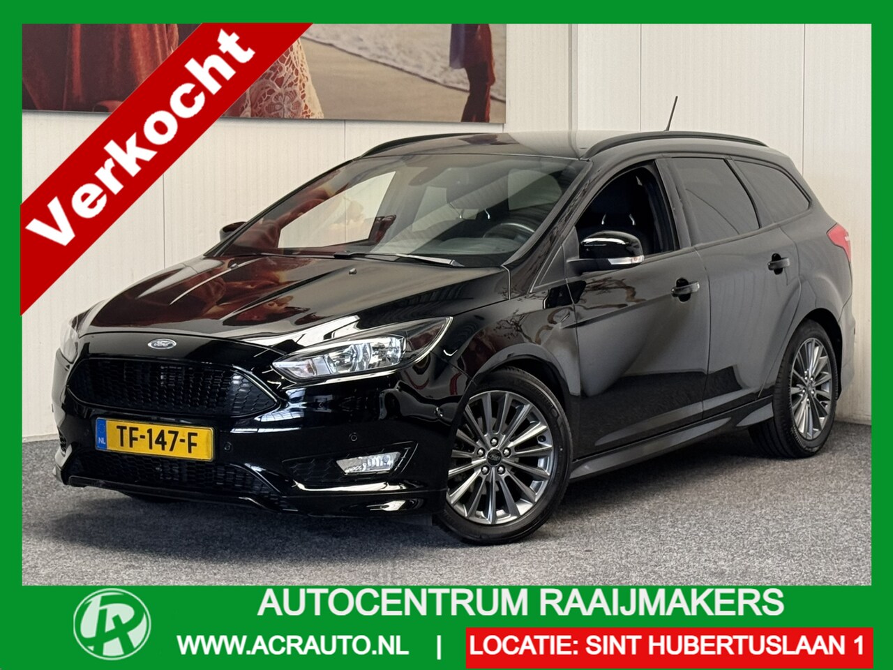 Ford Focus Wagon - 1.0 ST-LINE ZEER MOOI !! NAVIGATIE CRUISE CONTROL CLIMATE CONTROL APPLE CARPLAY/ANDROID BL - AutoWereld.nl