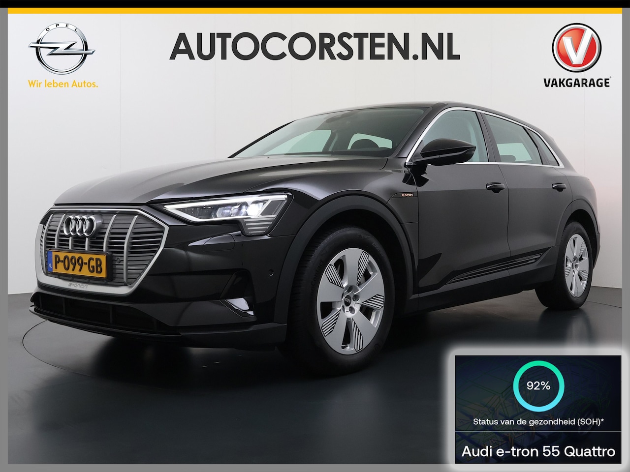 Audi e-tron - 55 Quattro 408pk 95kWh Luchtvering LED Navi Ecc Edition Cruise Control Pdc Elek.Achterklep - AutoWereld.nl