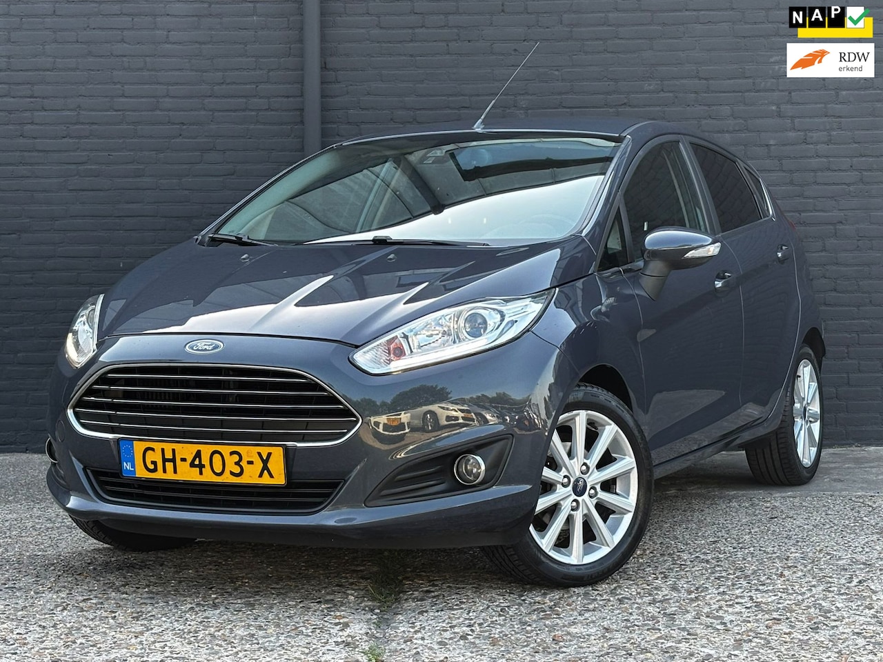 Ford Fiesta - 1.0 EcoBoost Titanium PDC|NAVI|ELEK RAMEN|AIRCO|CRUISE|NWE APK - AutoWereld.nl