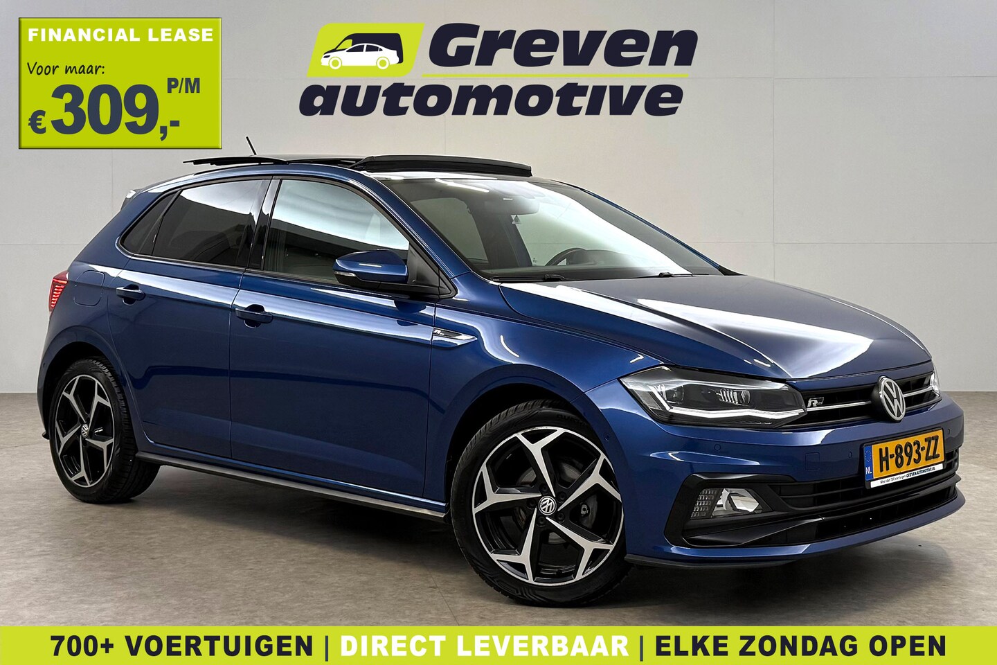 Volkswagen Polo - 1.0 TSI R-line | Pano | Virtual | Carplay | Cruise | Clima | Parkeersens. - AutoWereld.nl