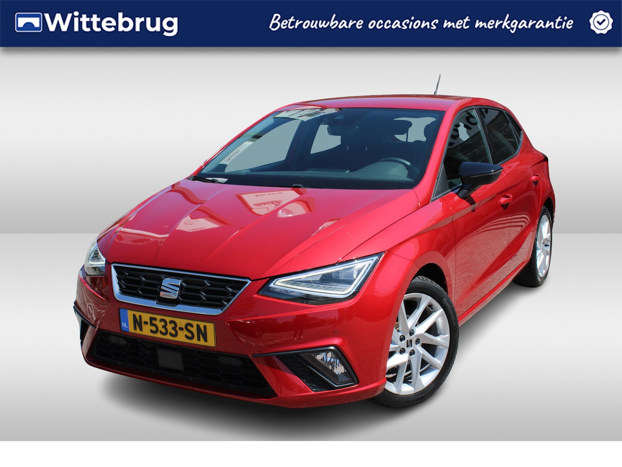 SEAT Ibiza - 1.0 EcoTSI 95pk FR / Navigatie by APP / LED / Climate control / LM 17 inch / Parkeersensor - AutoWereld.nl
