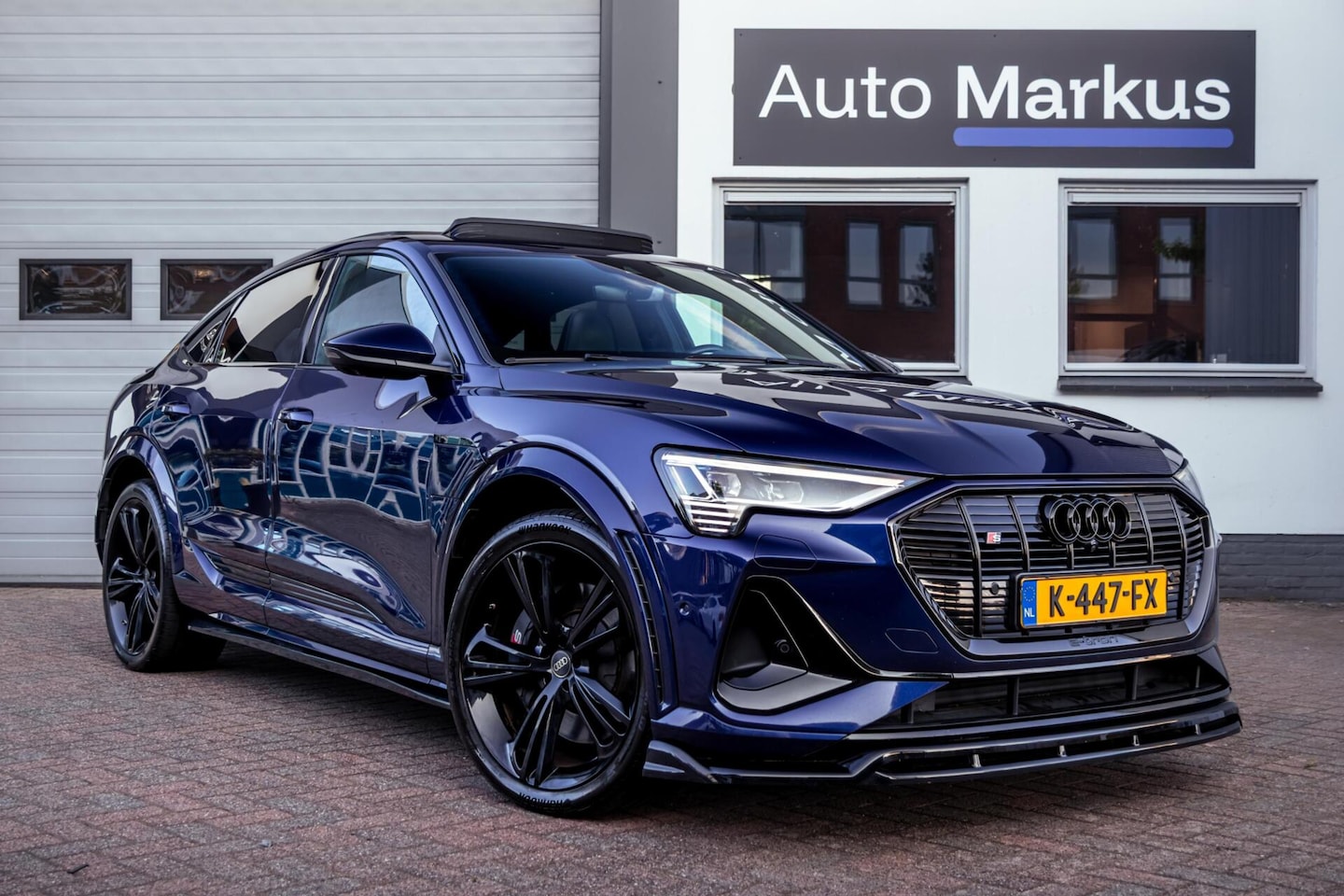Audi e-tron Sportback - S quattro 504PK|B&O|Pano|RS-Zetels|ACC|360|Navarrablauw - AutoWereld.nl