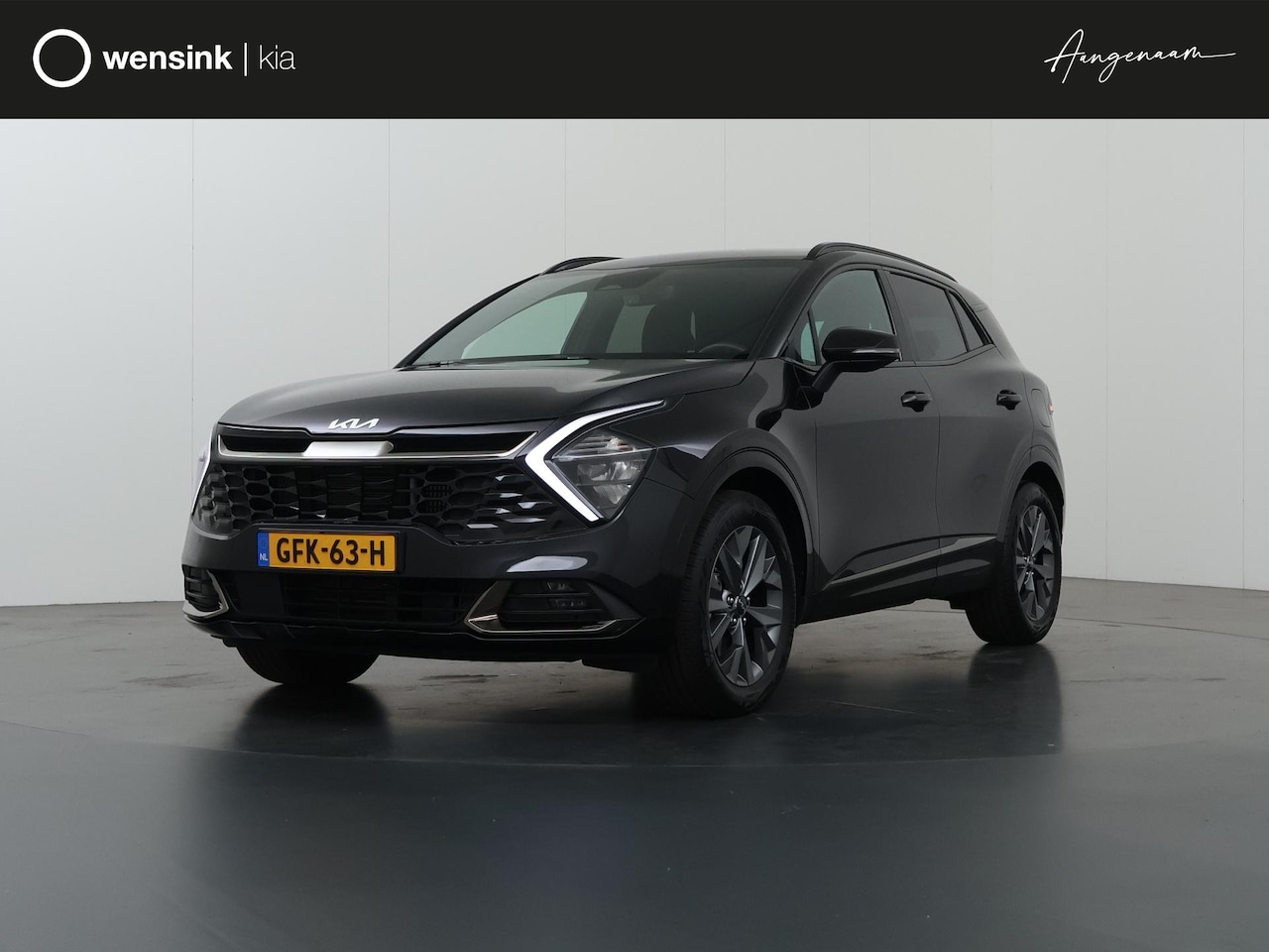 Kia Sportage - 1.6 T-GDi Hybrid Dark Edition | Trekhaak | Lederen Bekleding | Elektrisch verstelbare voor - AutoWereld.nl