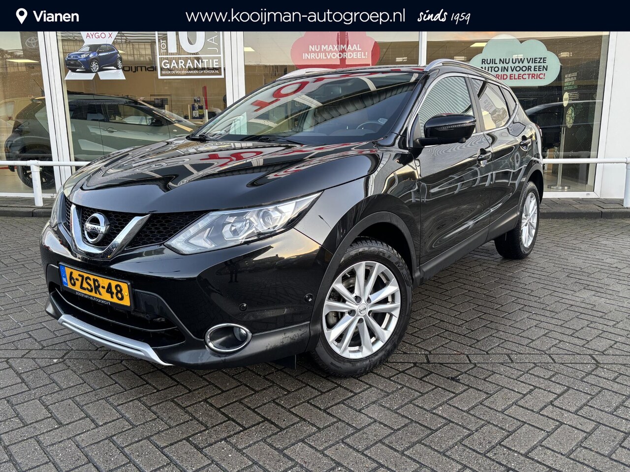 Nissan Qashqai - 1.2 Tekna Automaat, 101906km NAP, Leder, stoelverwarming, 360 camera, Full option - AutoWereld.nl