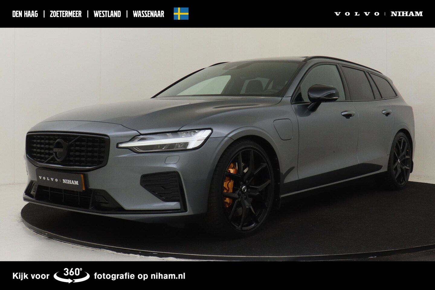 Volvo V60 - T8 AWD POLESTAR ENGINEERD -PANO.DAK|HARMAN/KARDON|360°CAM|POWER-SEATS|BLIS|ADAP.CRUISE|ADA - AutoWereld.nl