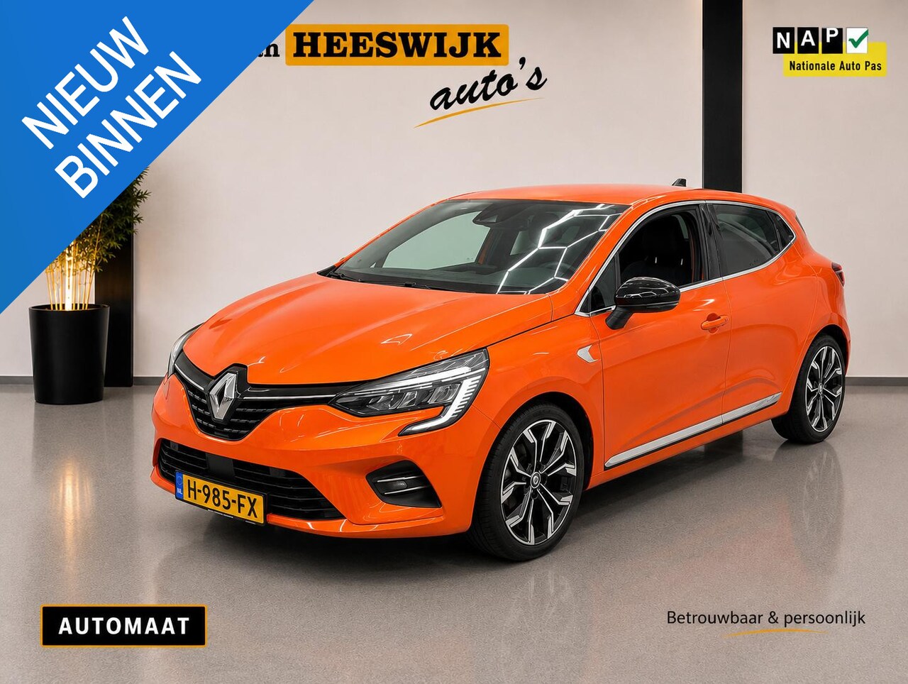 Renault Clio - 1.6 E-Tech Hybrid 145 Techno Airconditioning (automatisch)| Audiosysteem | Automatische ve - AutoWereld.nl