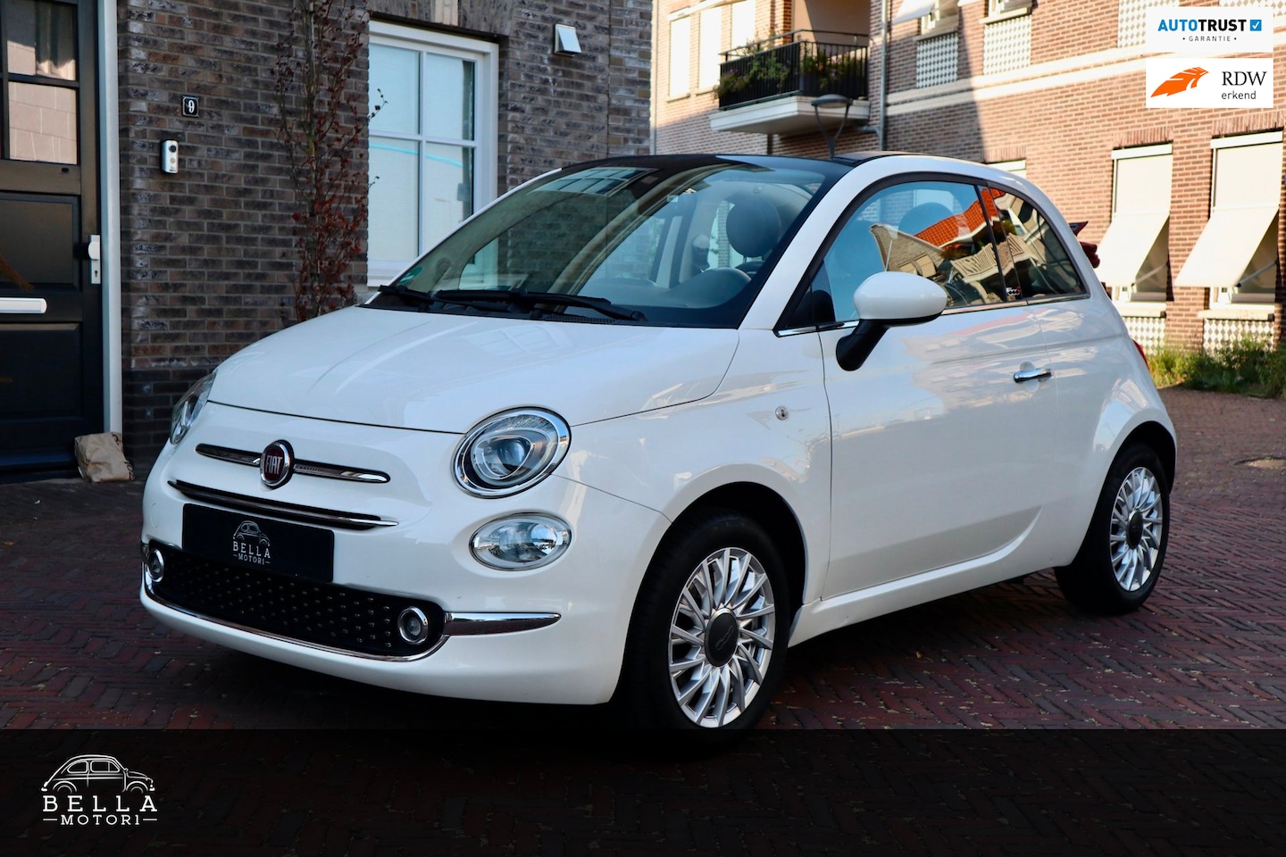 Fiat 500 C - 1.2 Lounge| RIJKLAARPRIJS | Cruise Control | Chrome-pakket - AutoWereld.nl