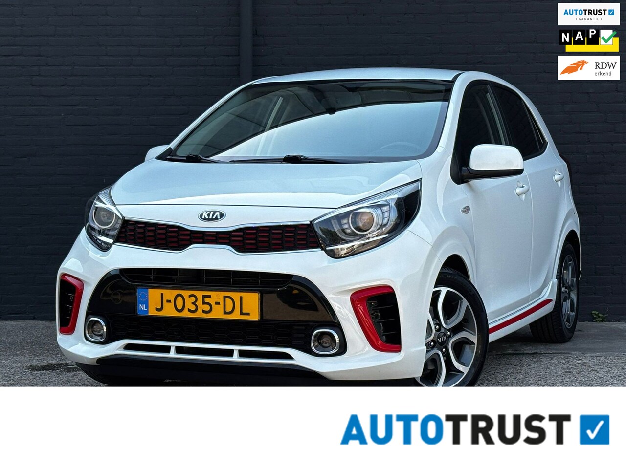 Kia Picanto - 1.0 MPi GT-Line Edition CARPLAY|CAMERA|NAVI|LEDER|CRUISE|GT - AutoWereld.nl