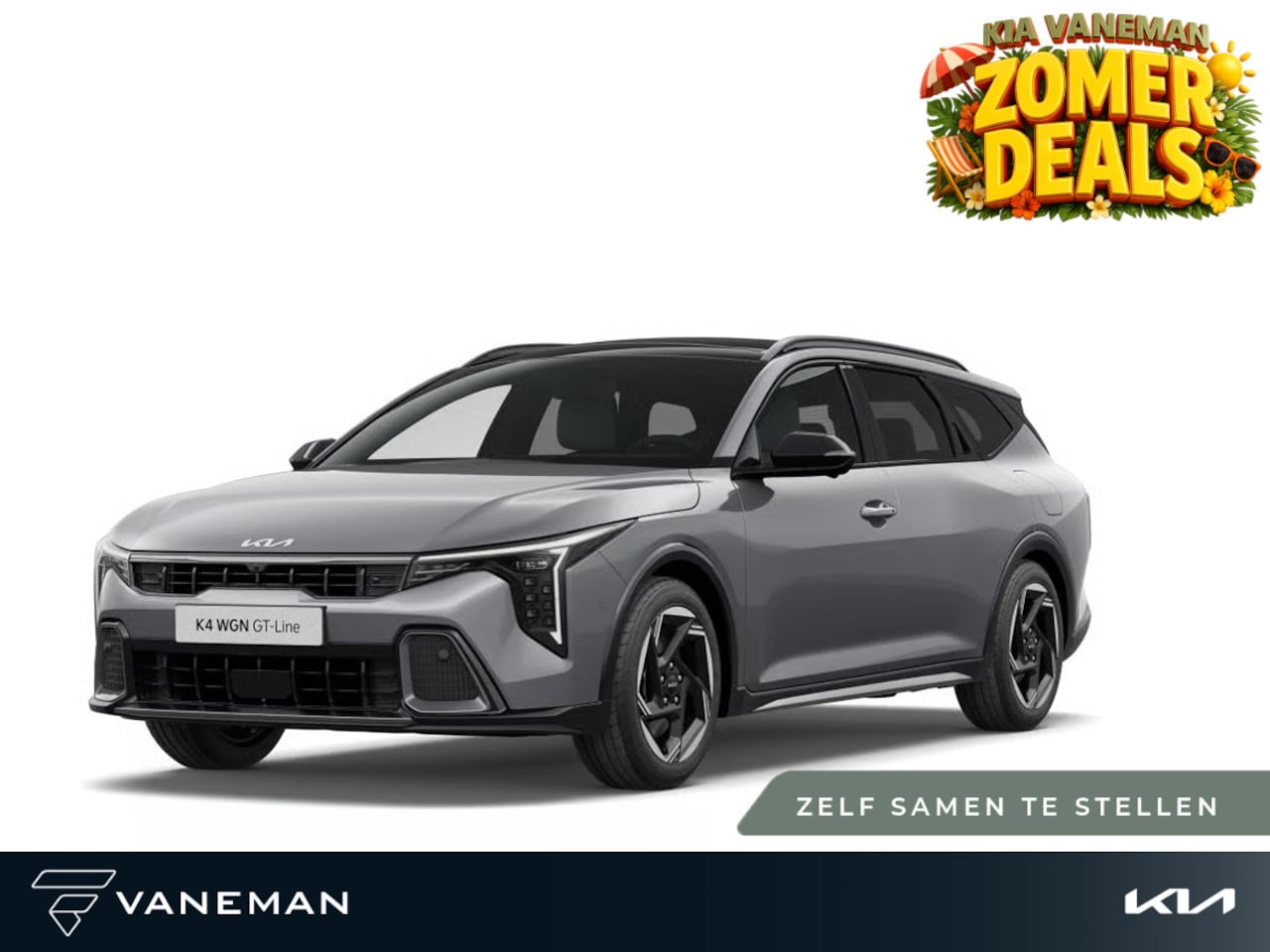 Kia K4 Sportswagon - 1.0 T-GDi MHEV GT-Line | Elektrisch bedienbare achterklep met sensorsturing | Zelf samen t - AutoWereld.nl