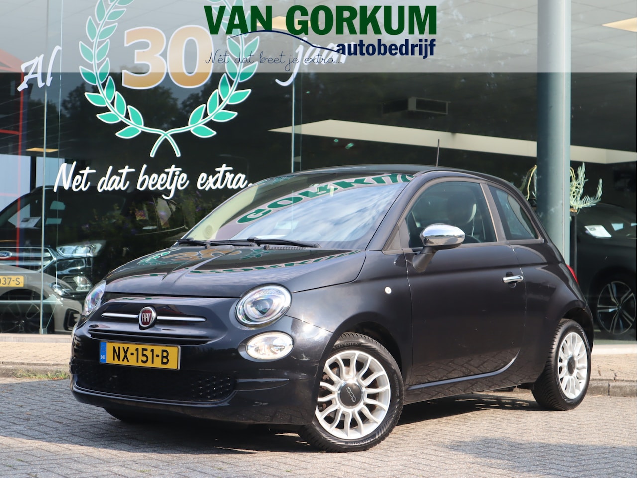 Fiat 500 - 0.9 TwinAir Turbo Popstar Airco / Elekramen / Speed Limiter / Stuurbekr / All-season bande - AutoWereld.nl