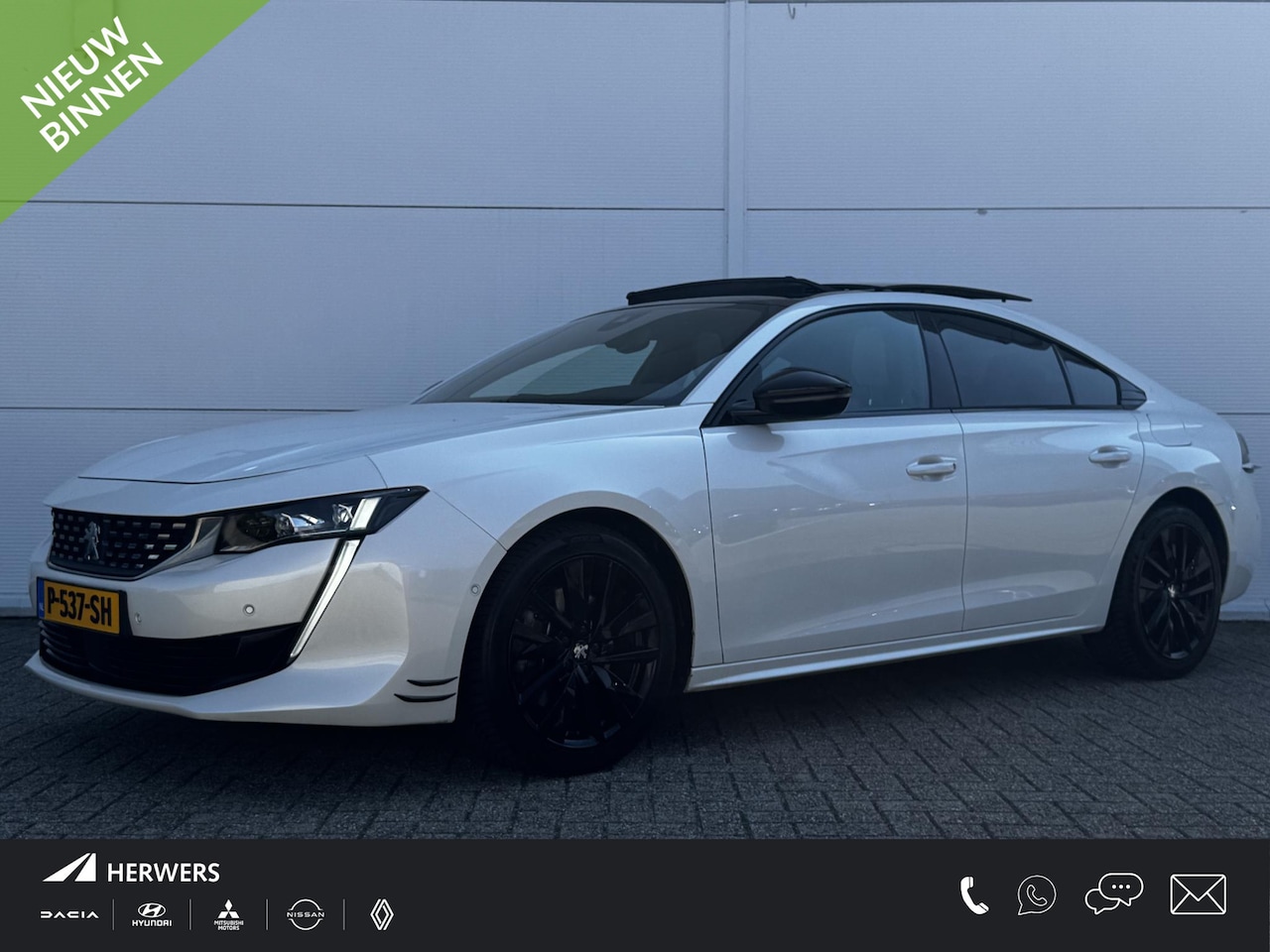 Peugeot 508 - 1.6 HYbrid GT / Panoramadak / Adaptief Cruise Control / Elektrische Voorstoelen Met Massag - AutoWereld.nl