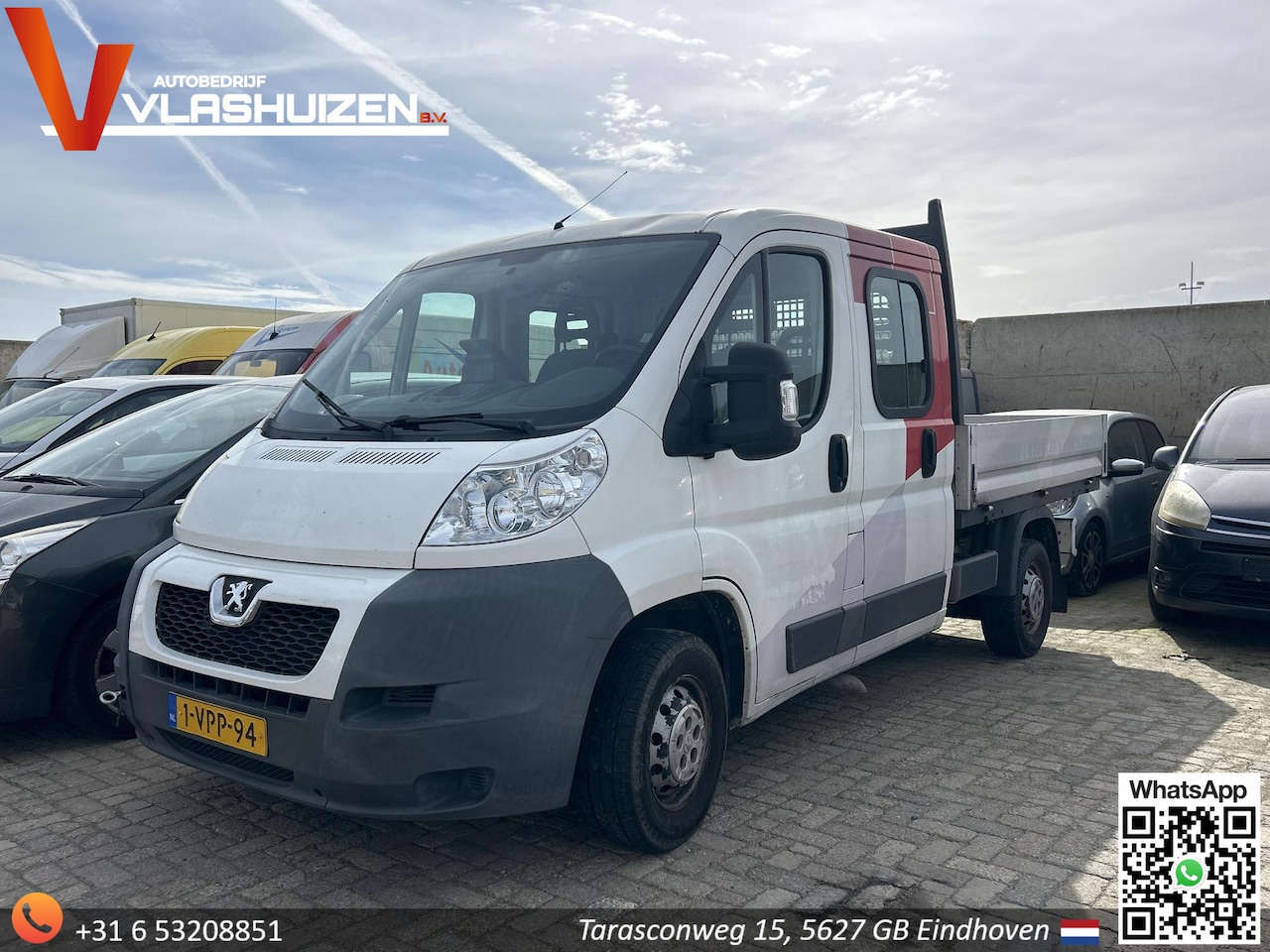 Peugeot Boxer - 333 2.2 HDI L2 DC 7P. MOTOR DEFECT | € 2.850,- NETTO | Bijrijdersbank | Open Laadbak | - AutoWereld.nl