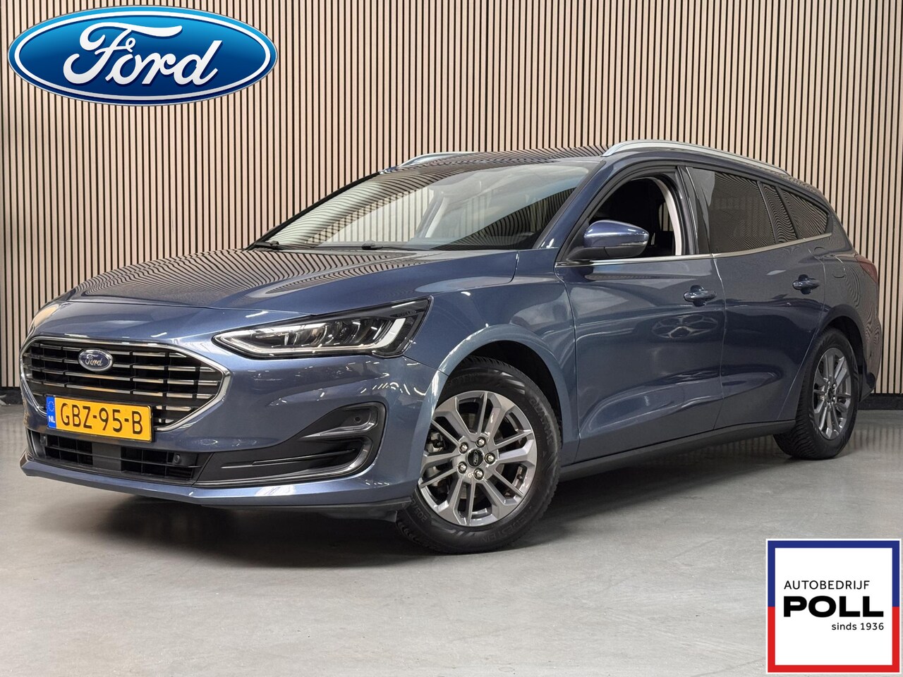 Ford Focus Wagon - 155pk Eco Hybrid Automaat Titanium Groot Sync-4 Navi Trekhaak All seasons Wagon Dealeronde - AutoWereld.nl