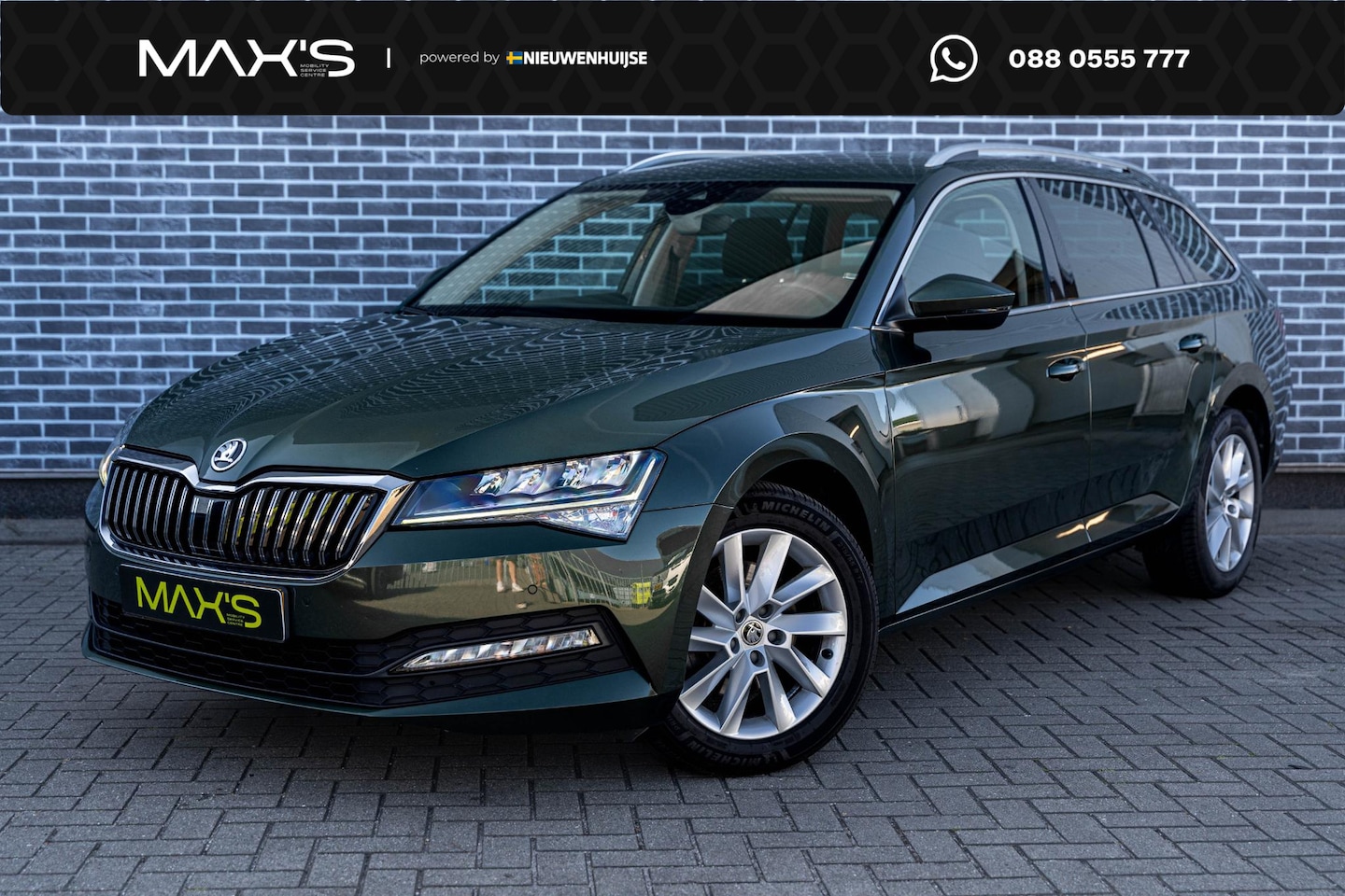 Skoda Superb Combi - 1.5 TSI DSG Business Edition | Trekhaak | Parkeersensoren | Privacy Glas | Stoelverwarming - AutoWereld.nl