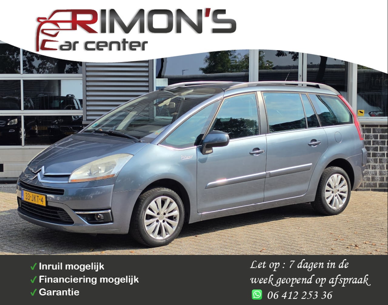Citroën Grand C4 Picasso - 1.6 VTi 7p. Apk Tm 07-2027 Lees De Adv Tekst - AutoWereld.nl