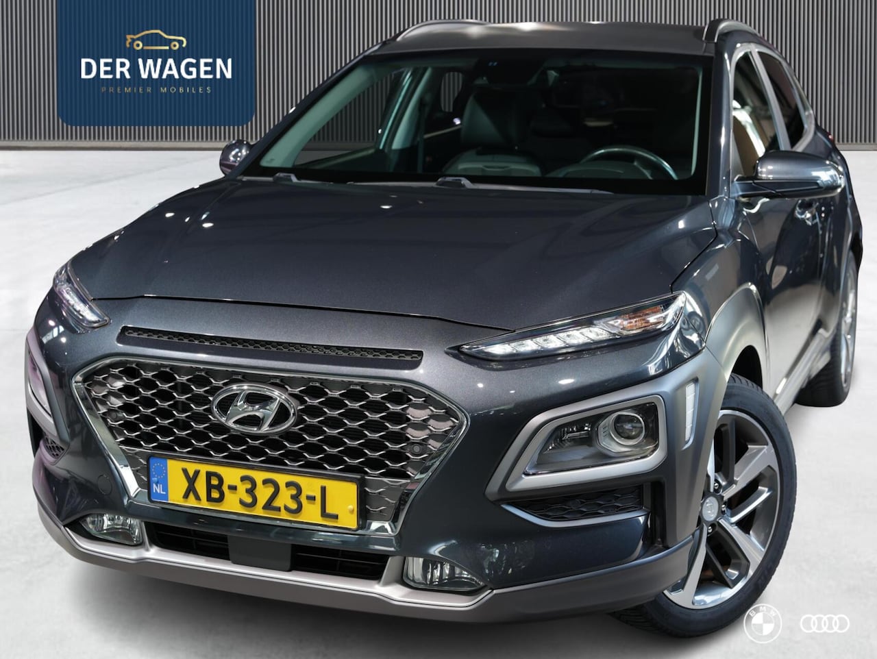 Hyundai Kona - 1.0 T-GDI Premium / LEDER / DEALER ONDERHOUDEN / STOEL VENTILATIE - VERWARMING / HEAD UP - AutoWereld.nl