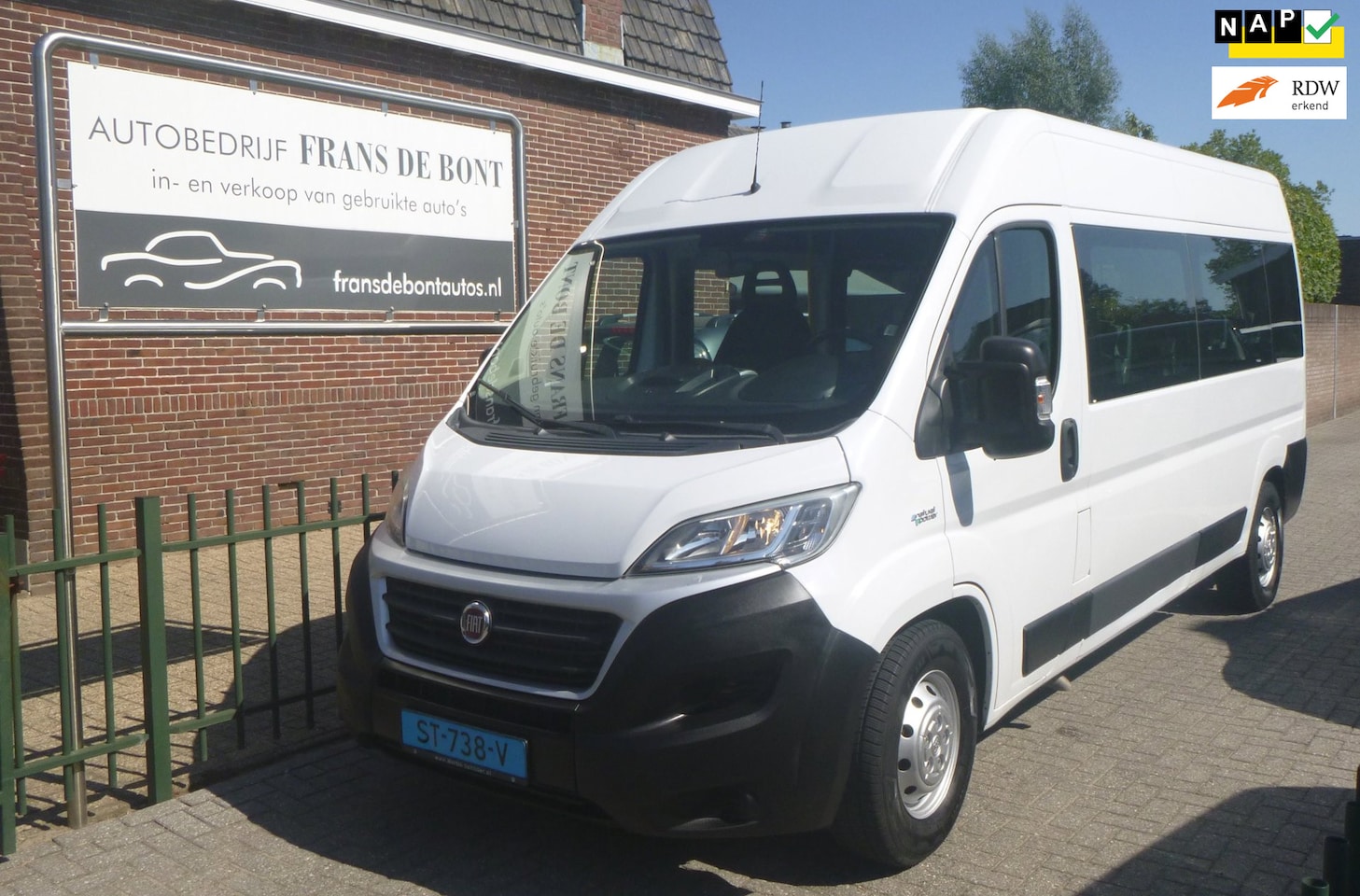 Fiat Ducato - FIAT CNG AARDGAS 9 PERSOONS ROLSTOEL AIRCO € 7500 EX BTW - AutoWereld.nl